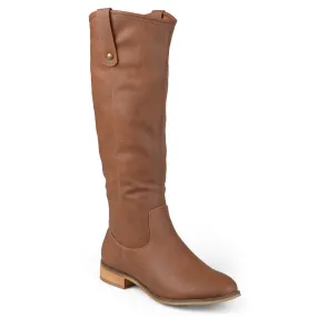 Journee Women's Extra Wide Calf Taven Boot Heat resistant All Weather Urban Commute