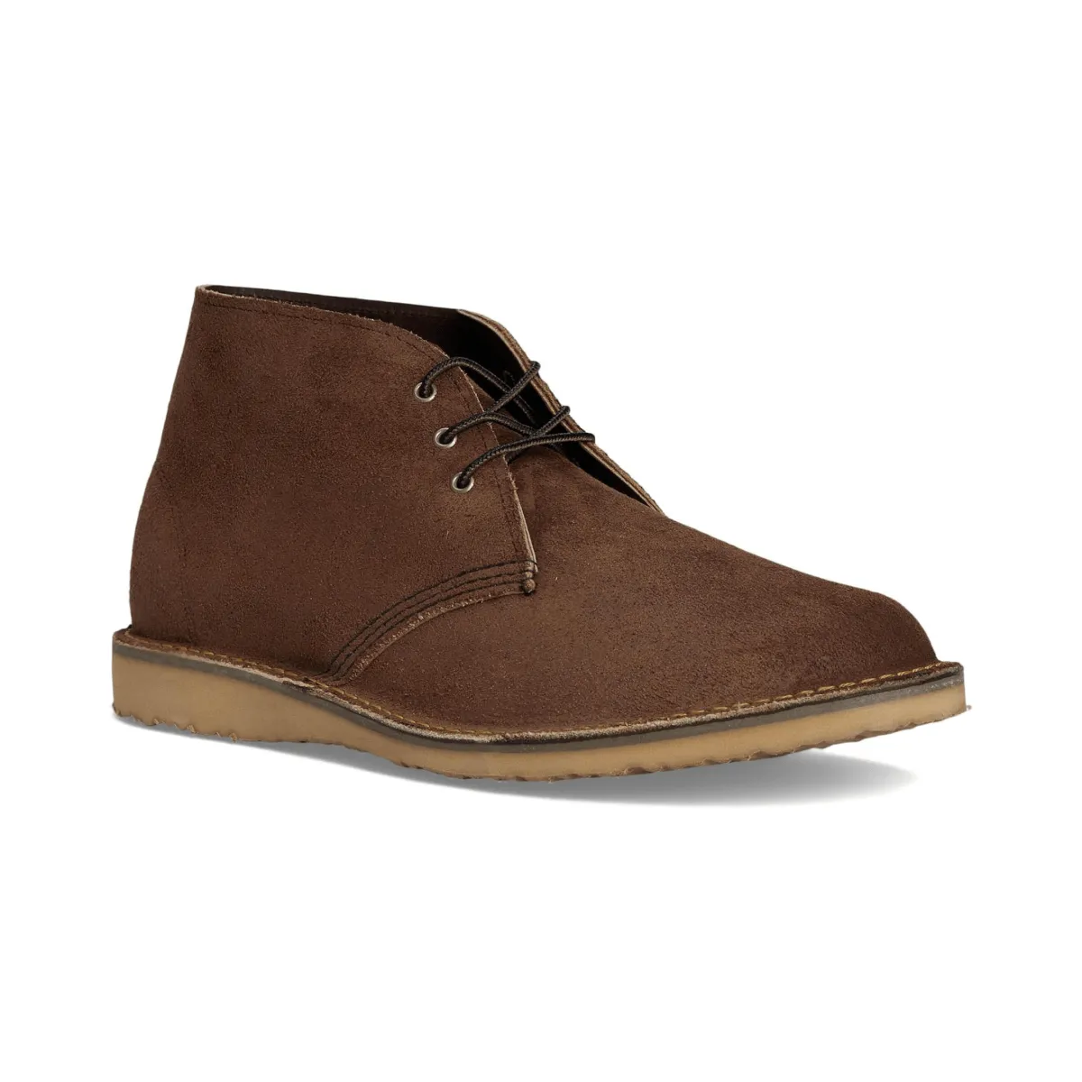 Red Wing Men's 3315 Weekender Chukka Chocolate Muleskinner Ankle Coverage Silver Glow