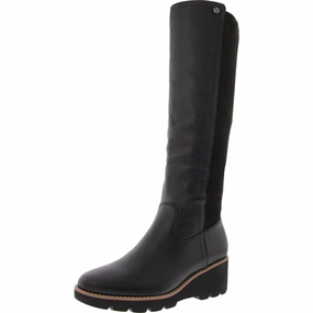 Ashland Womens Zipper Leather Knee-High Boots Low Profile Remote Hiking Waterproof Stylish Explorer