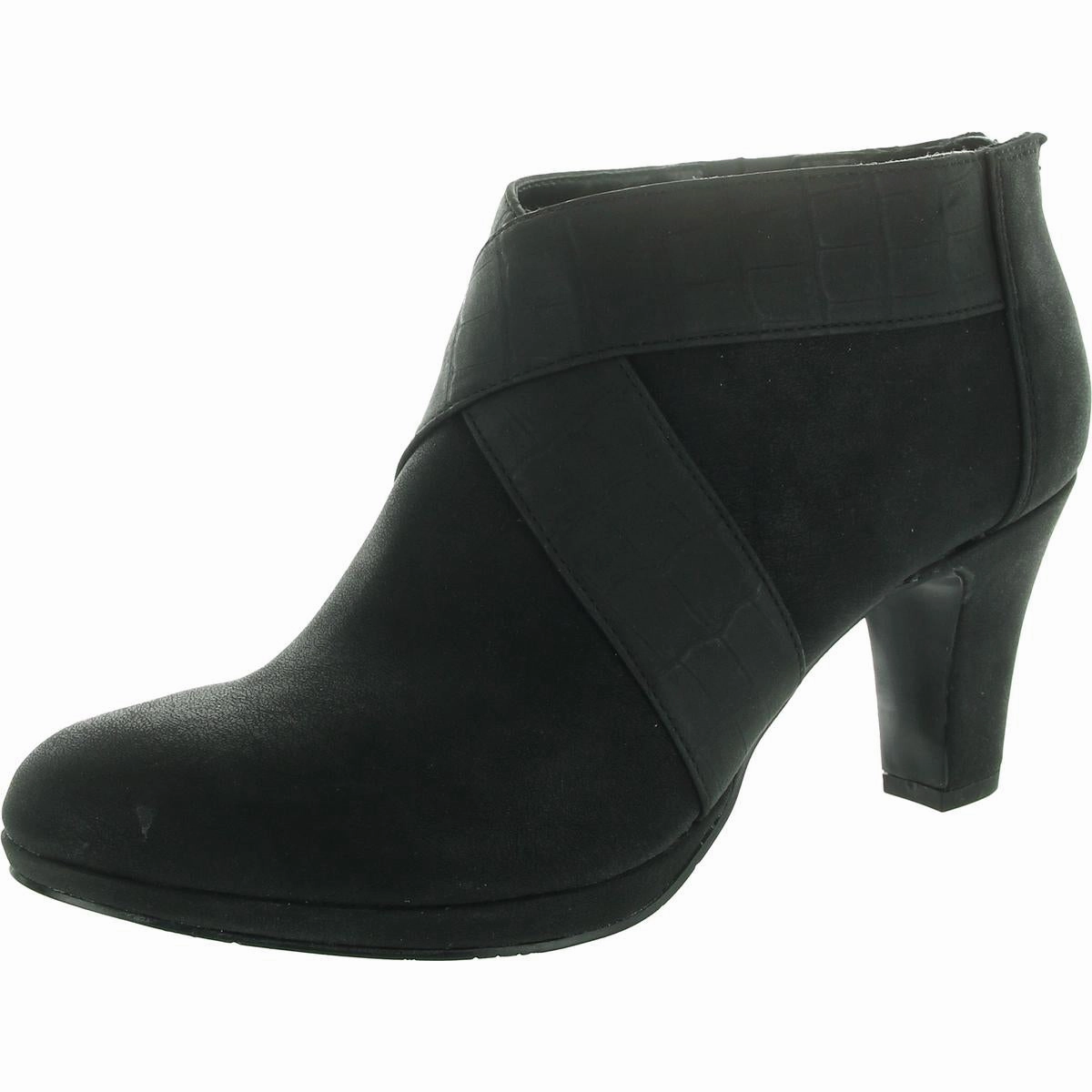 Mud Resistant Winter Walker Womens Zipper Man Made Ankle Boots