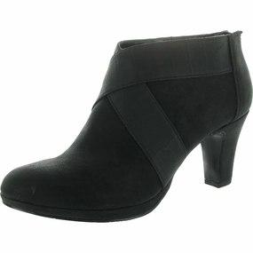Mud Resistant Winter Walker Womens Zipper Man Made Ankle Boots