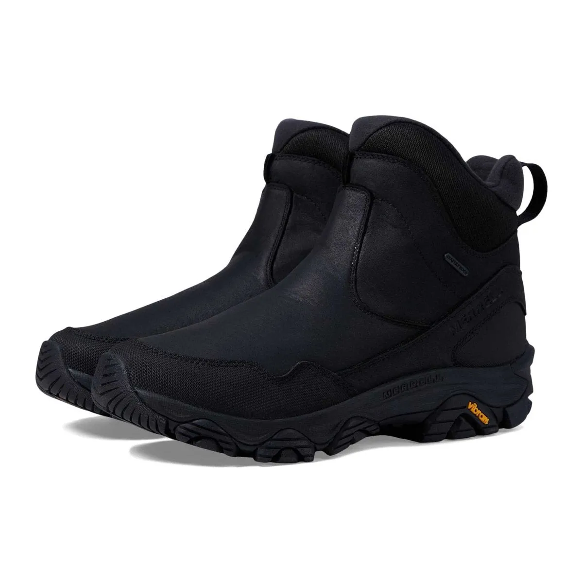 Crisp Lines High Shaft Merrell Men's Coldpack 3 Thermo Tall Zip Black Waterproof