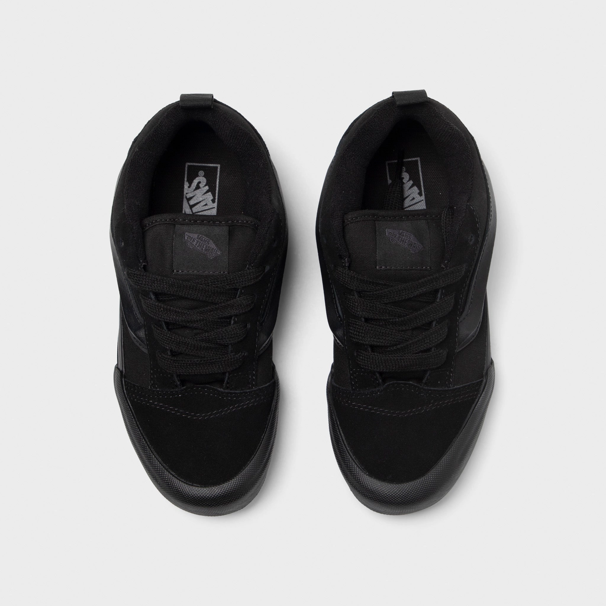 Vans Juniors' Knu Skool Black / Black Comfortable ankle