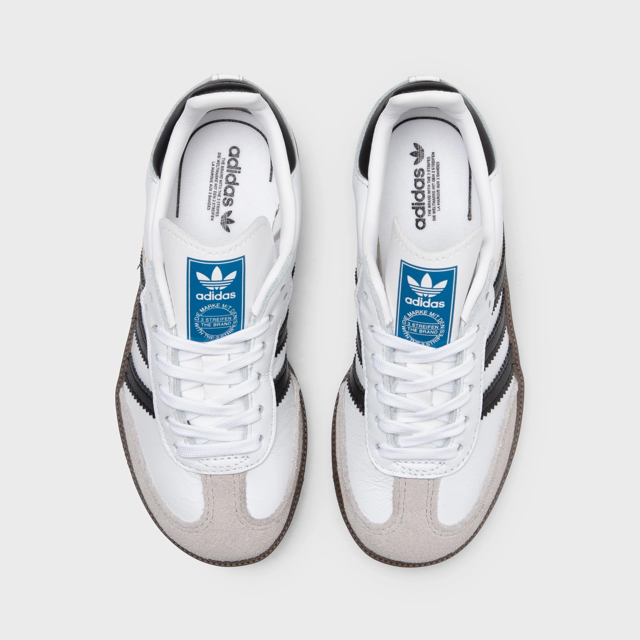 Smart Look Campus Run adidas Originals Children's Samba OG Cloud White / Core Black - Gum