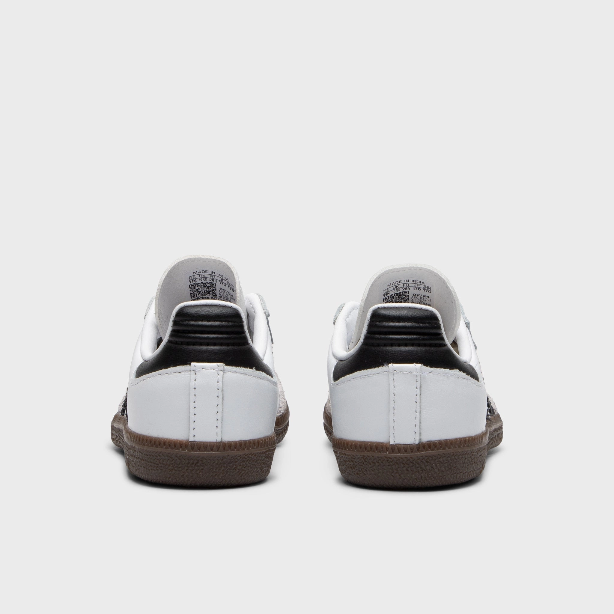 Comfort Ankle Heat Step adidas Originals Children's Samba OG Cloud White / Core Black - Gum