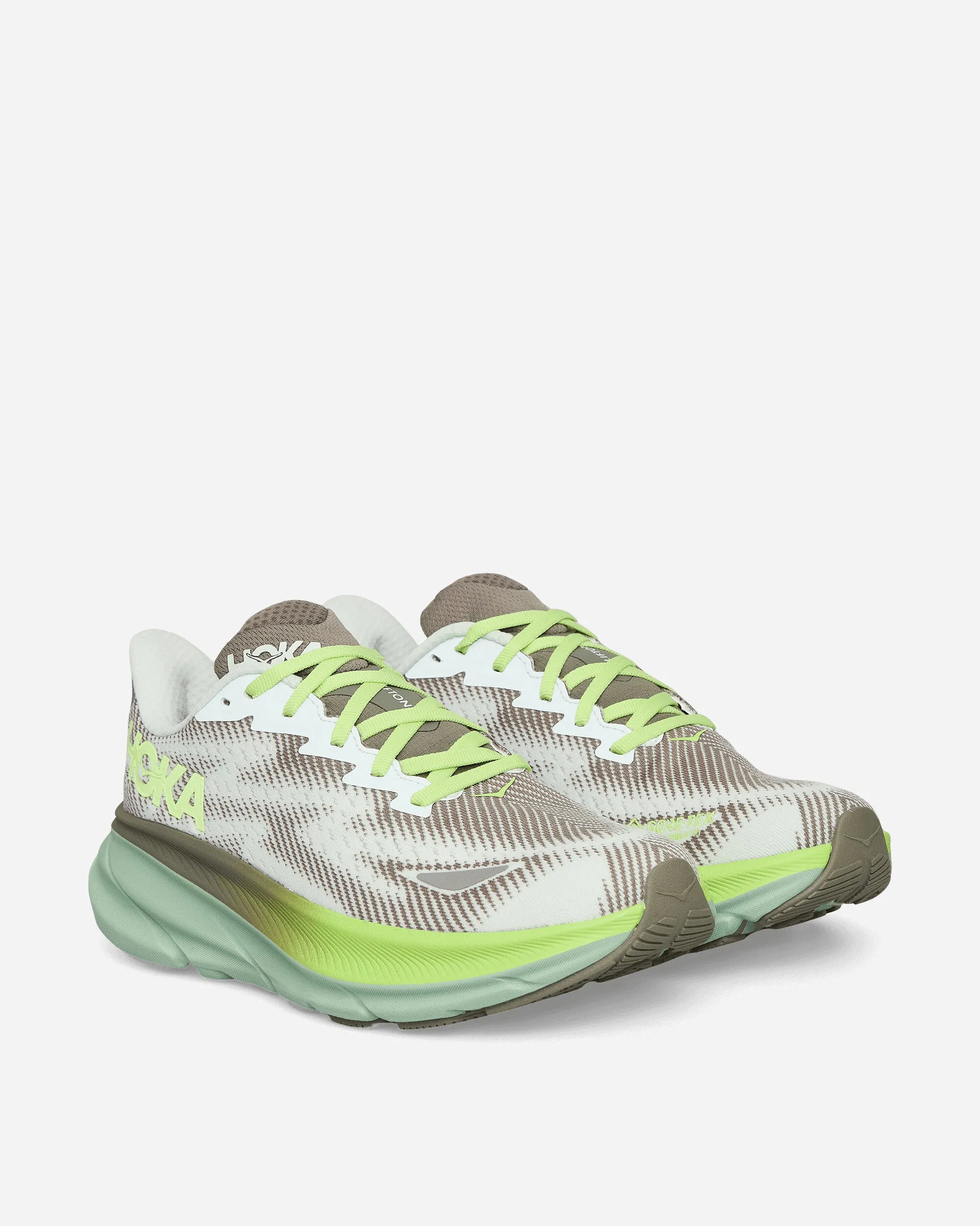 Clifton 9 GORE-TEX Sneakers Slate / Aloe Vera Dynamic Heel Counter Comfortable Lace