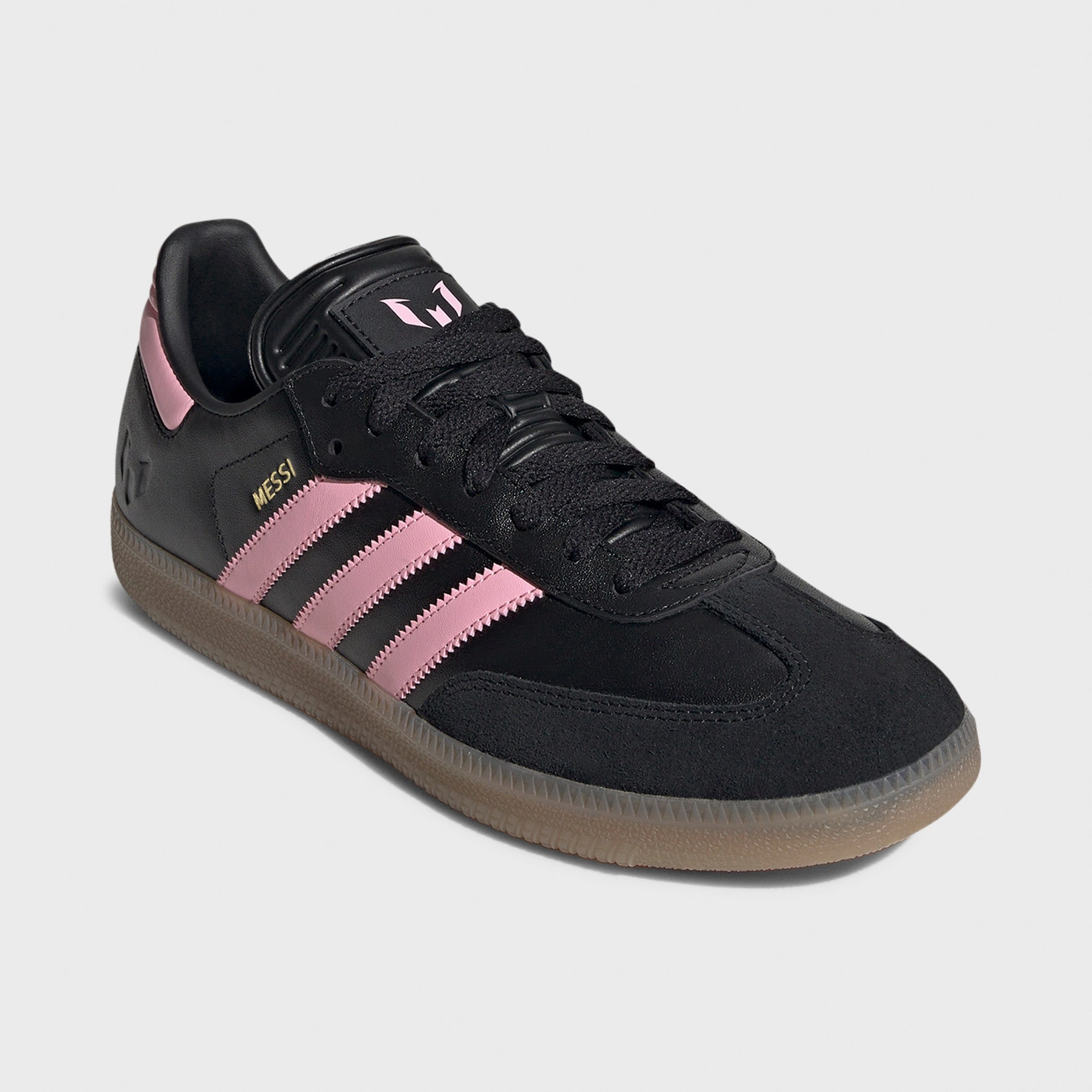 adidas Samba Messi Black / Gold Round Edge