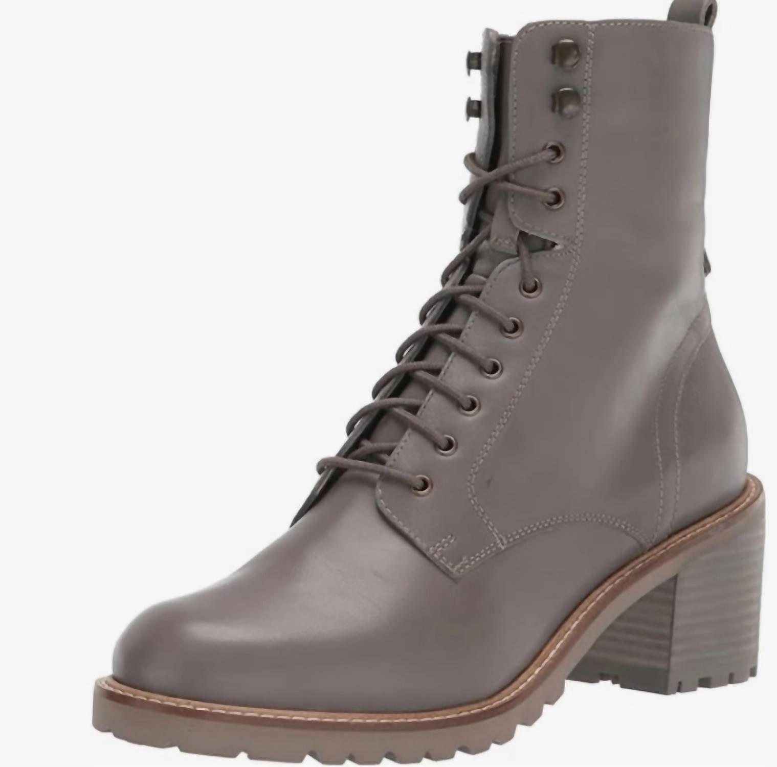 Combat Boots In Grey Social Butterfly Functional Style