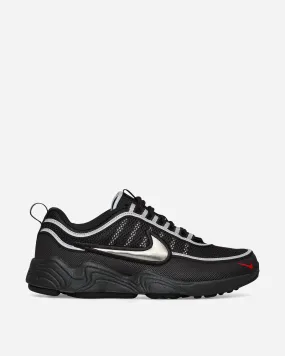 SoftMaterial Calm Tones Air Zoom Spiridon Sneakers Black / Metallic Silver