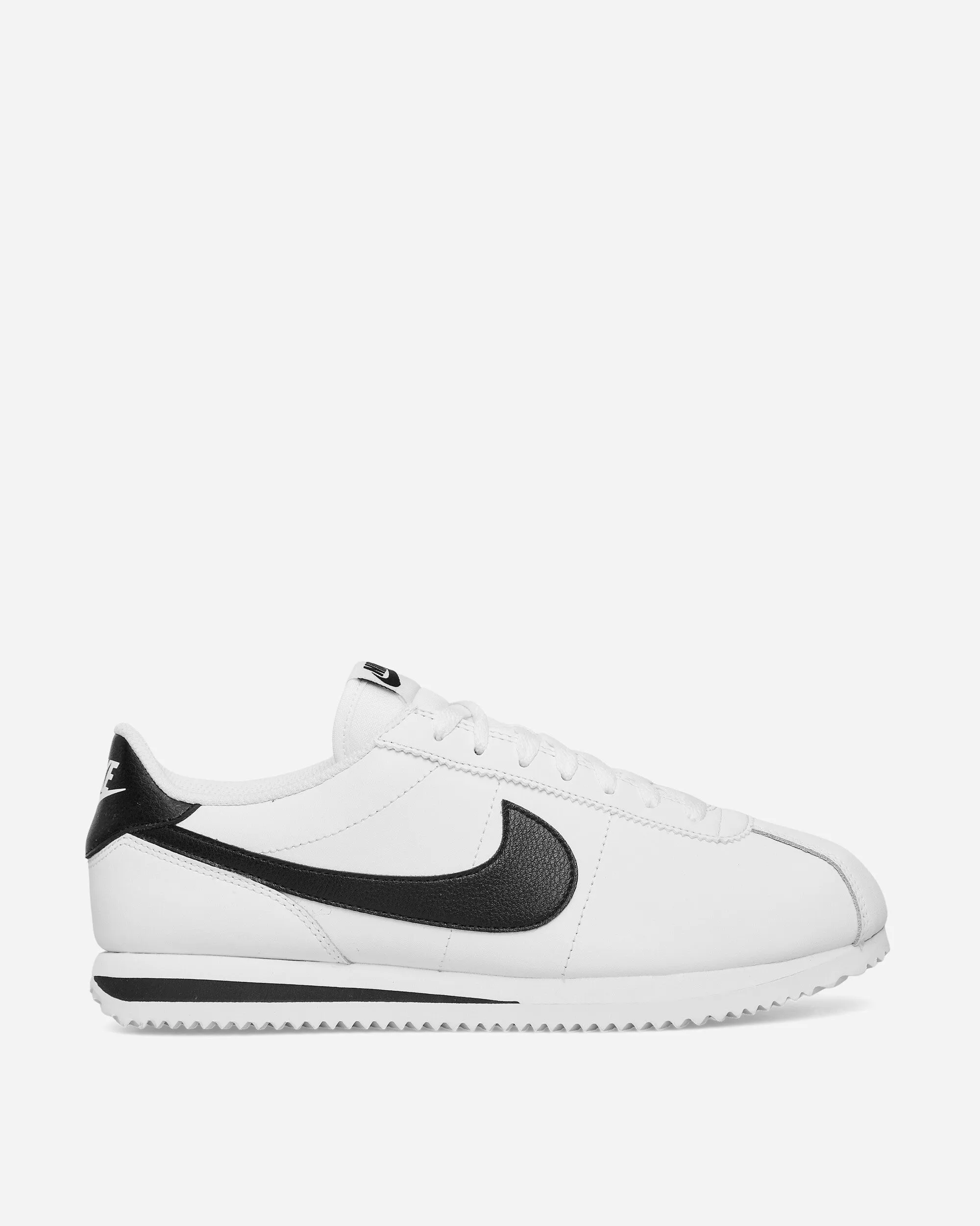 Recycled Synthetic Fabric Cortez Leather Sneakers White / Black
