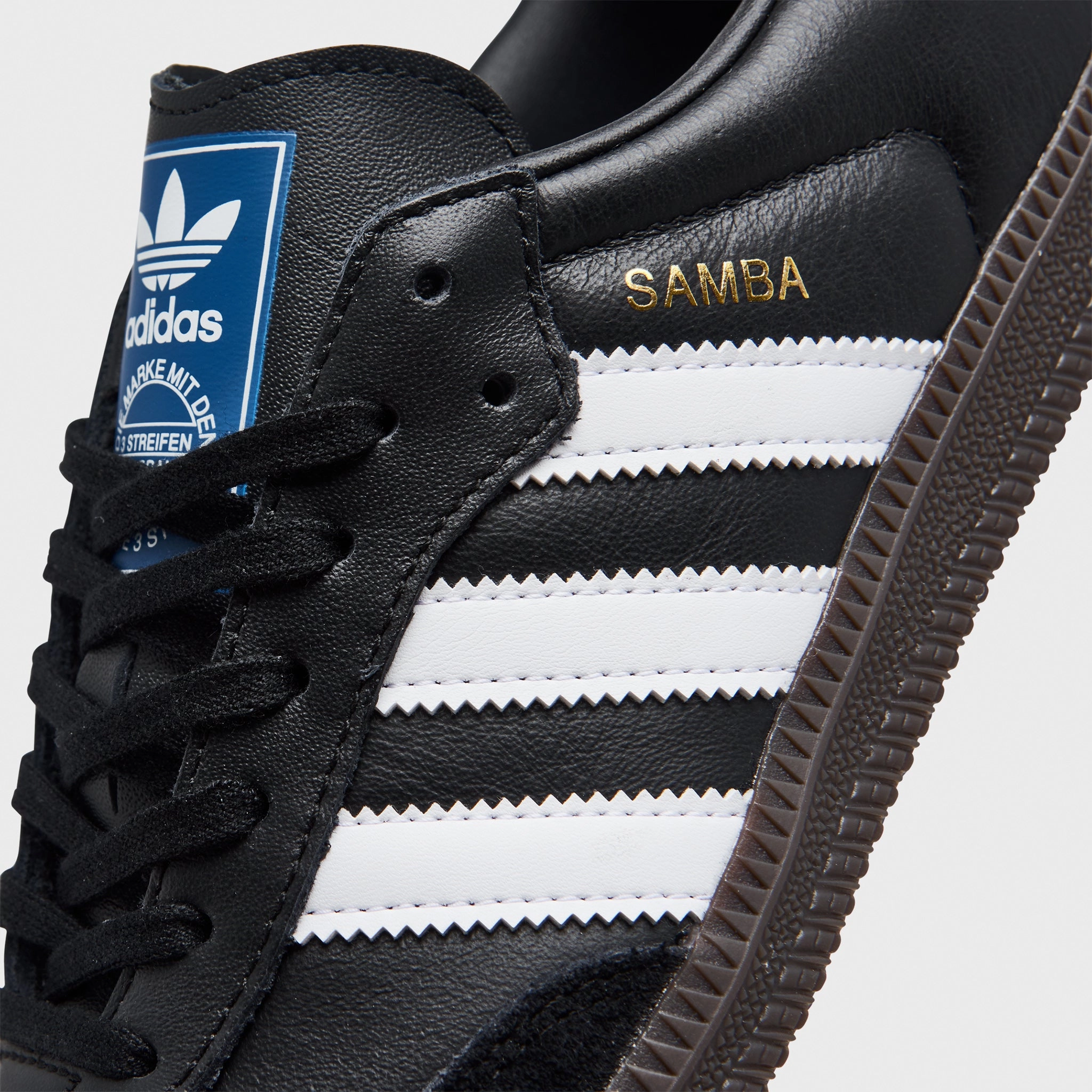 Walking Sole Comfort Technology adidas Originals Juniors' Samba OG Core Black / Cloud White - Gum