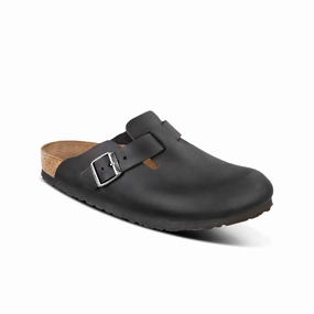 Unisex Boston Oiled Leather Black 59461 All Use