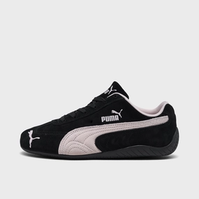 PUMA Women's Speedcat OG Black / Mauve Mist Canvas Material Closed Toe