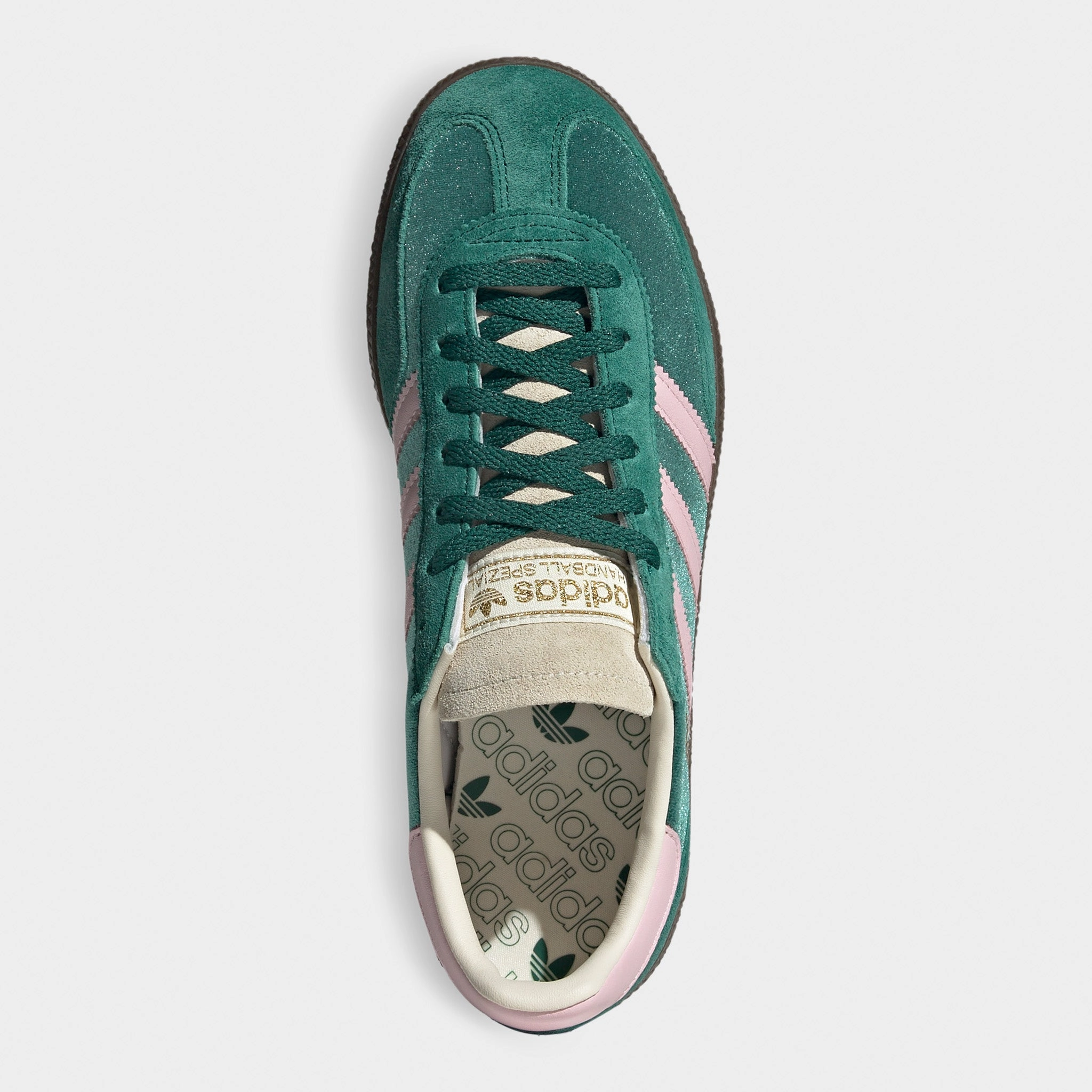 Lounge Ready adidas Women's Handball Spezial Collegiate Green / Clear Pink - Cream White
