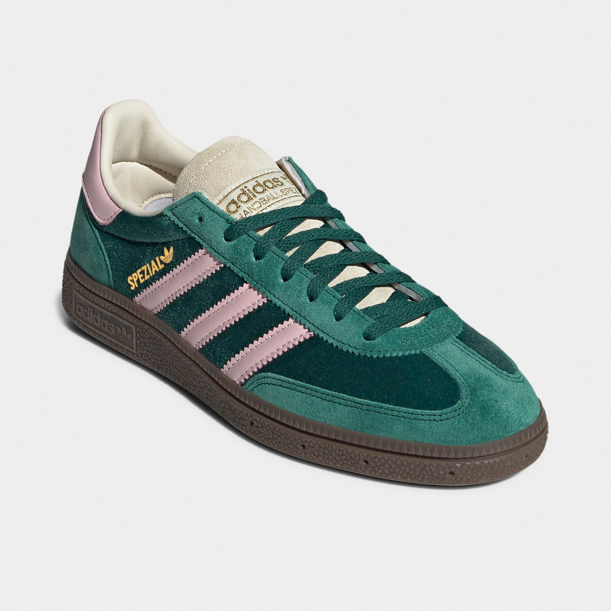 School Ready adidas Women's Handball Spezial Collegiate Green / Clear Pink - Cream White