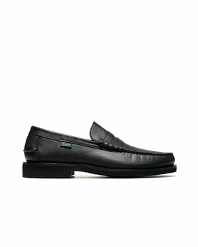 Stretch Fabric Work Commute Posture aid Paraboot Brighton Lisse Noir