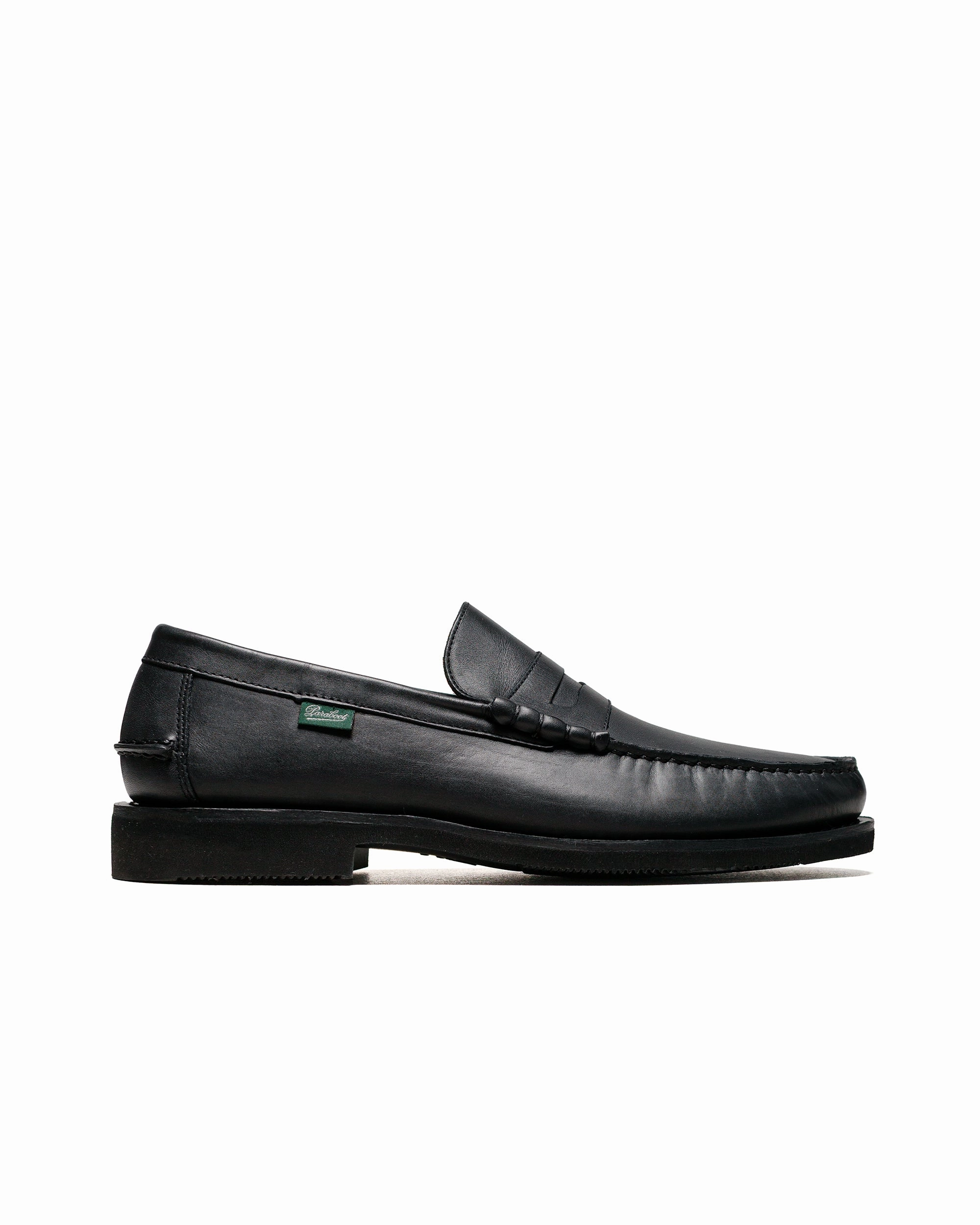 Stretch Fabric Work Commute Posture aid Paraboot Brighton Lisse Noir