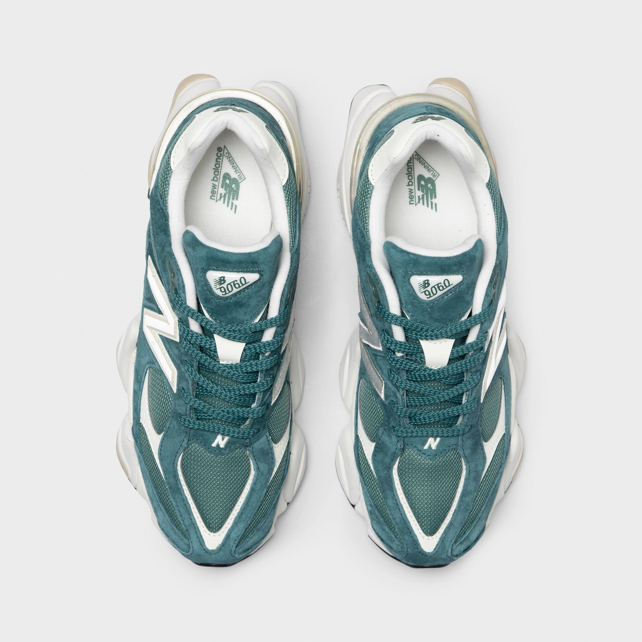 New Balance 9060 New Spruce / Angora maximalist - feature shoes fitness challenge shoe aim