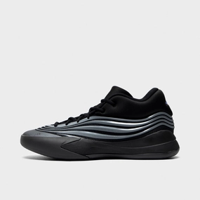 adidas Dame X Black / Iron Mountain - Lucky Blue Hyperelastic Outsole Compound