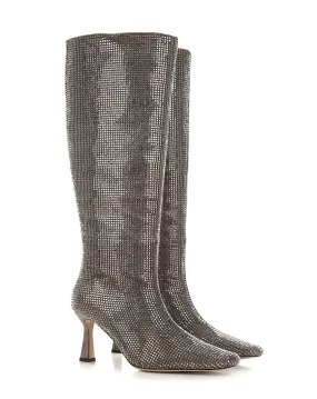 Supportive sole Mud Resistant Hiking Trails Tall Boots In Grey