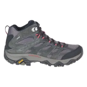 Merrell Men's Moab 3 Mid Belluga Gore-Tex Waterproof Slip-On Style Seamless Comfort Windy Weather