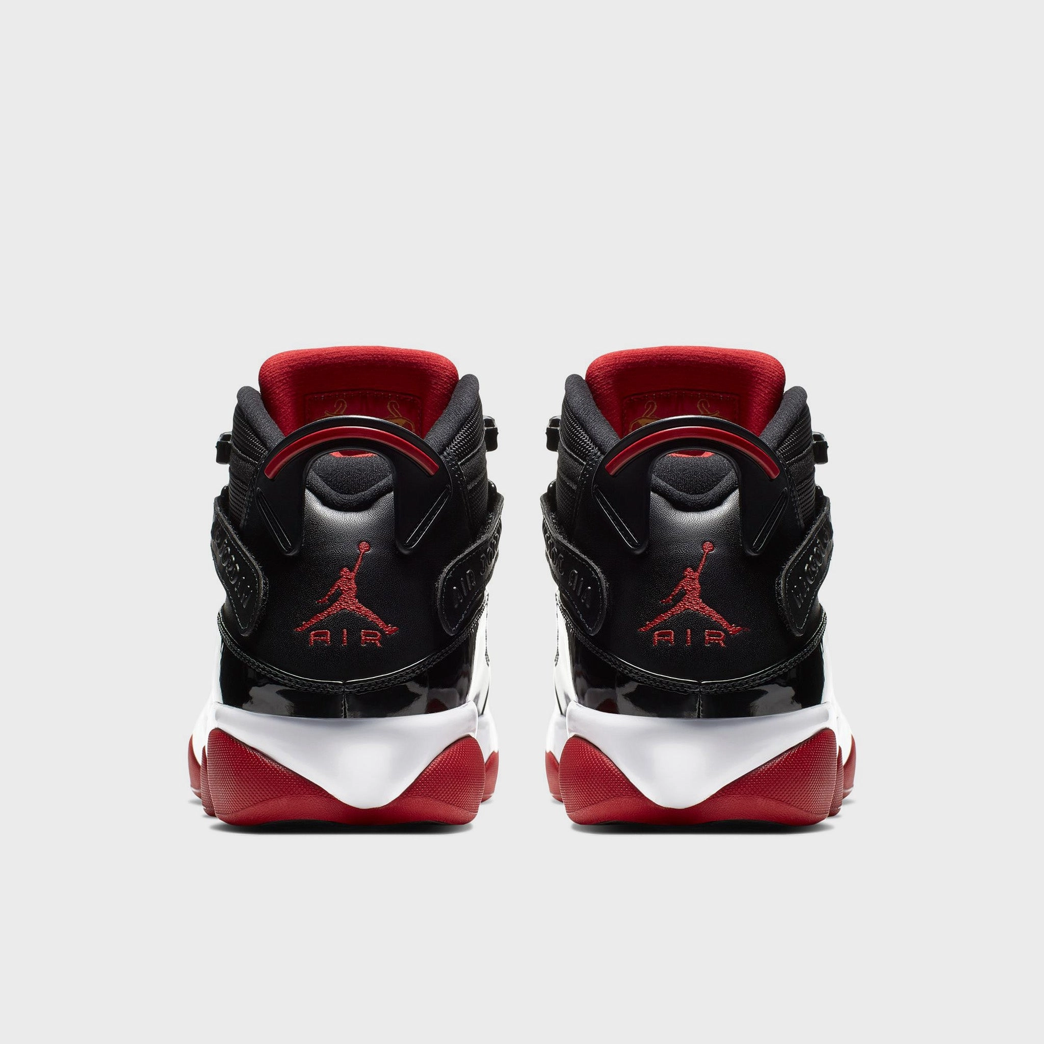 Dynamic Flex Grooves WaterResistant Jordan 6 Rings Black / Varsity Red - White