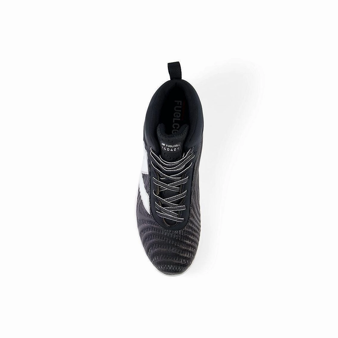 Gym Essential New Balance Men's FuelCell 4040 V7 Mid-Metal Baseball Cleats - Black / Optic White - M4040BK7