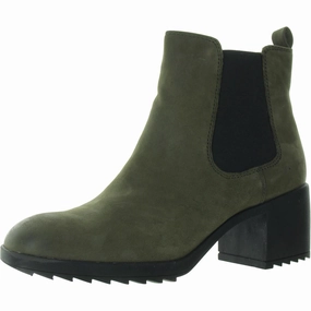 Hammond Womens Zipper Leather Ankle Boots Quick Drying Weather Resistant User