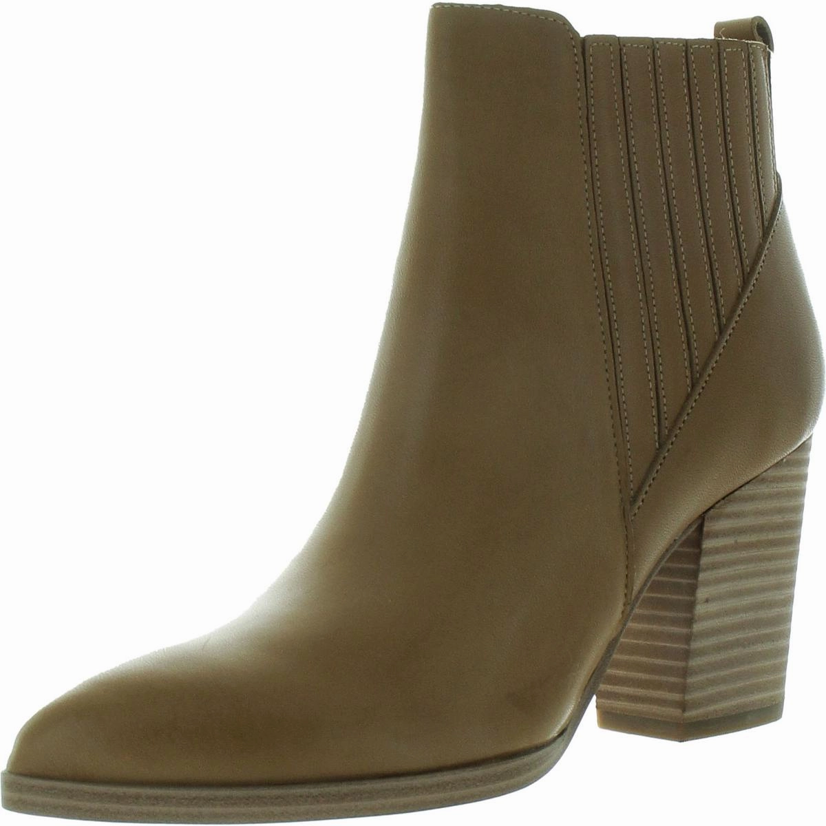 Alva Womens Solid Pointed Toe Ankle Boots Soft Padding