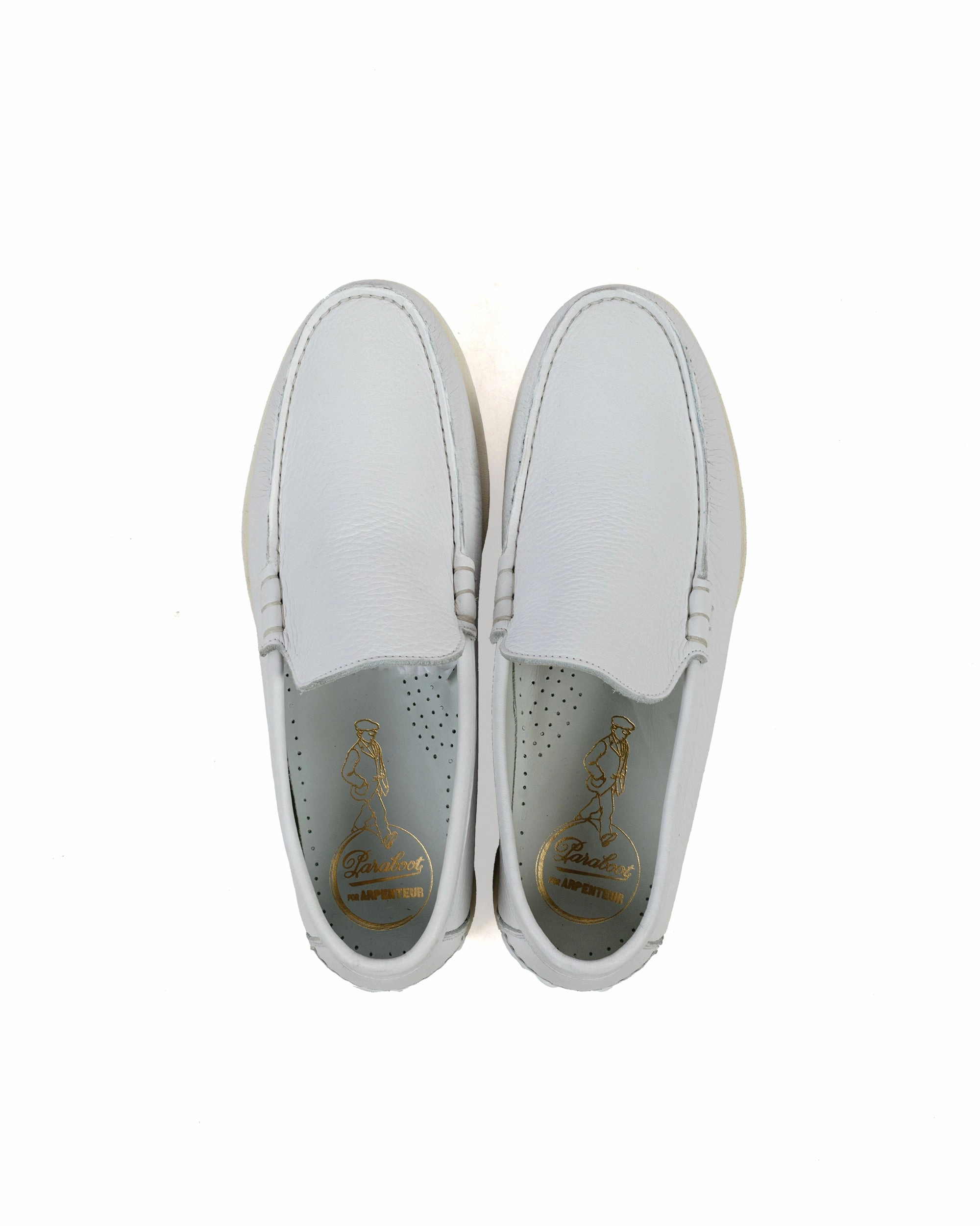 Leather Lace Up Style Arpenteur Paraboot Club Moc White