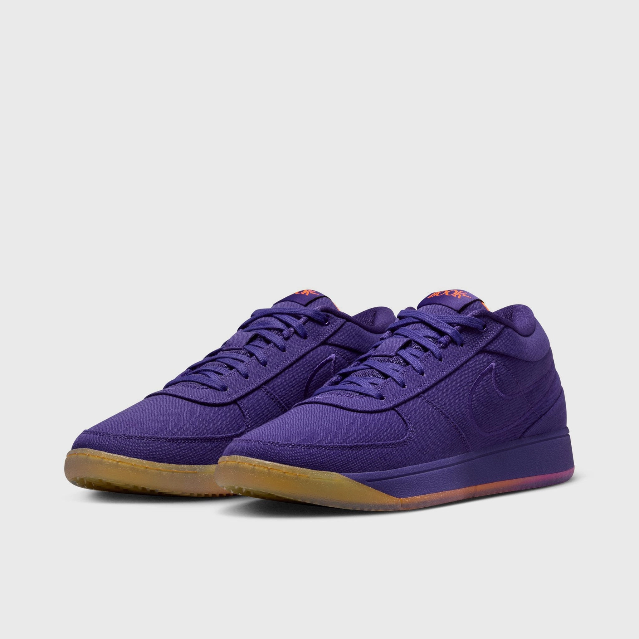 Multi Chamber Air Modern Look Nike Book 1 Court Purple / Total Orange - Taupe Grey