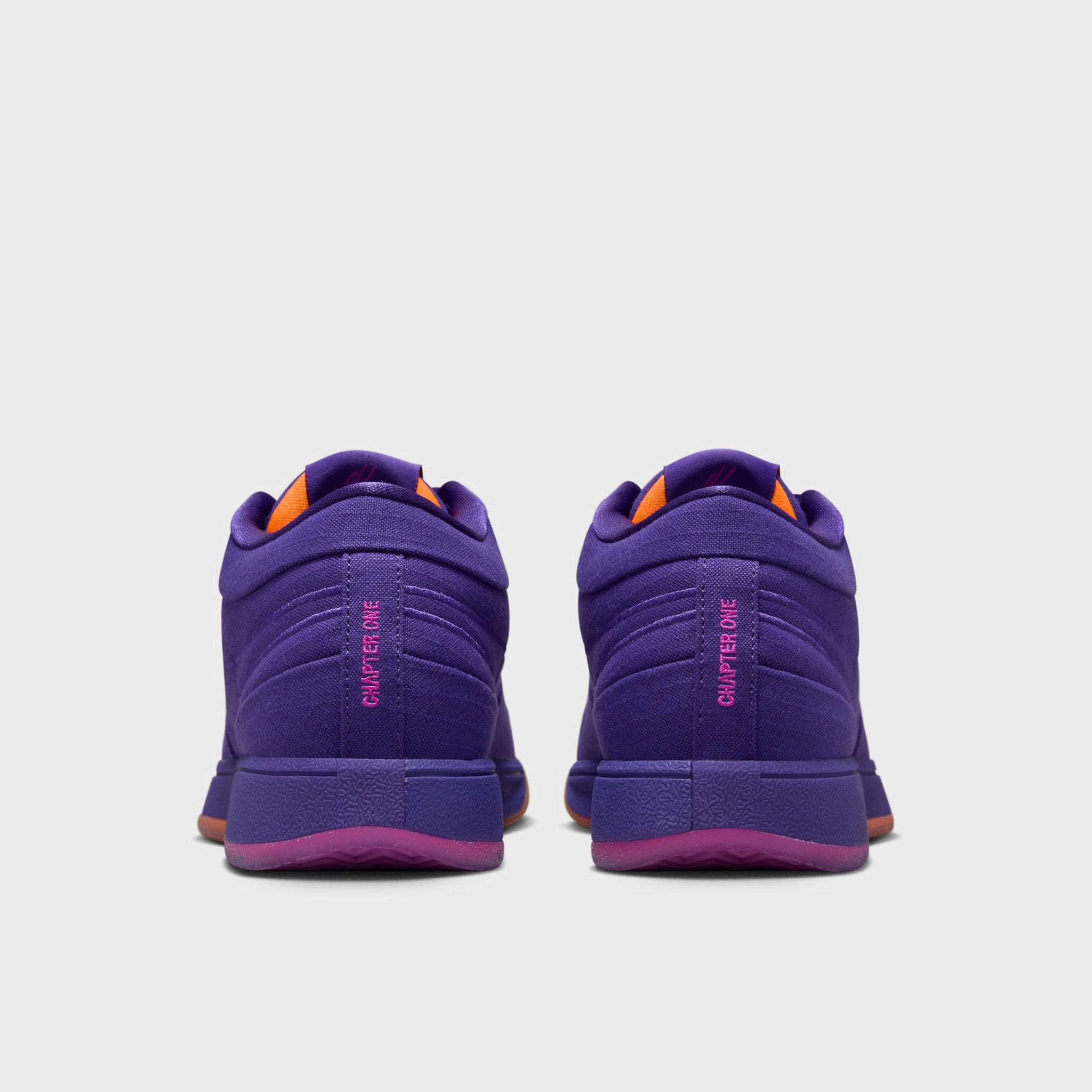 Nike Book 1 Court Purple / Total Orange - Taupe Grey Pro Move Shoes