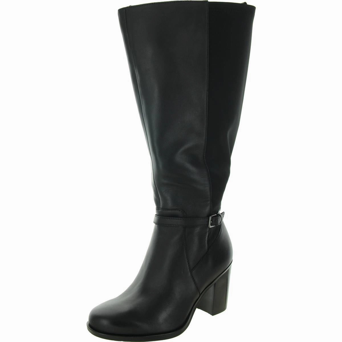 Kalina Womens Extra Wide Calf Leather Knee-High Boots AntiOdor