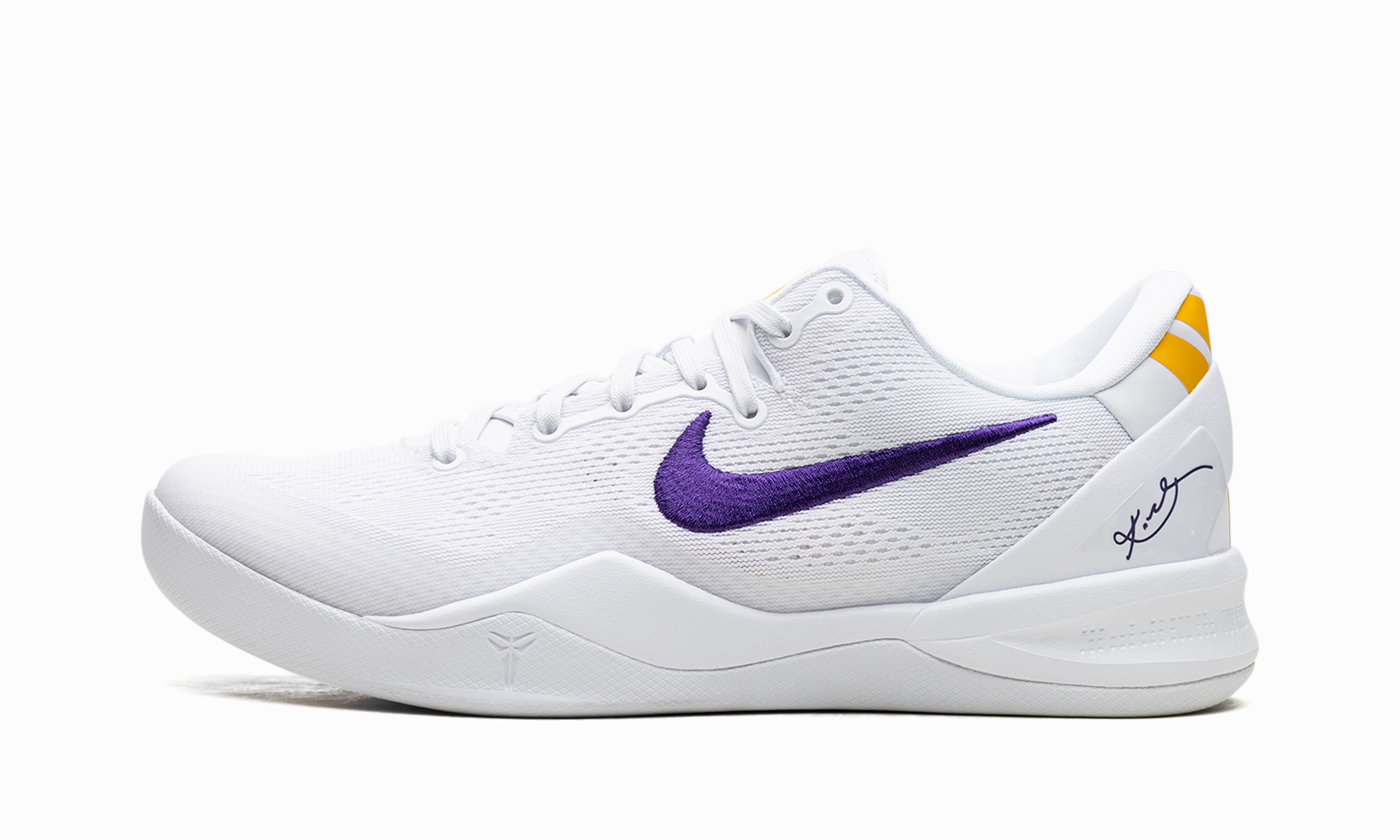 Kobe 8 Protro "Lakers Home" Comfort collar