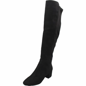 BHFO Womens Logo Manmade Knee-High Boots Comfortable Walk
