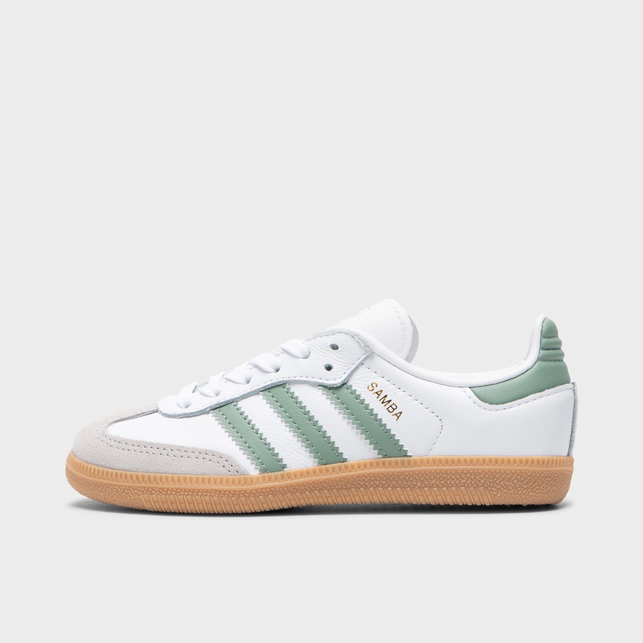 All Day Wear adidas Children's Samba OG Footwear White / Silver Green - Gum