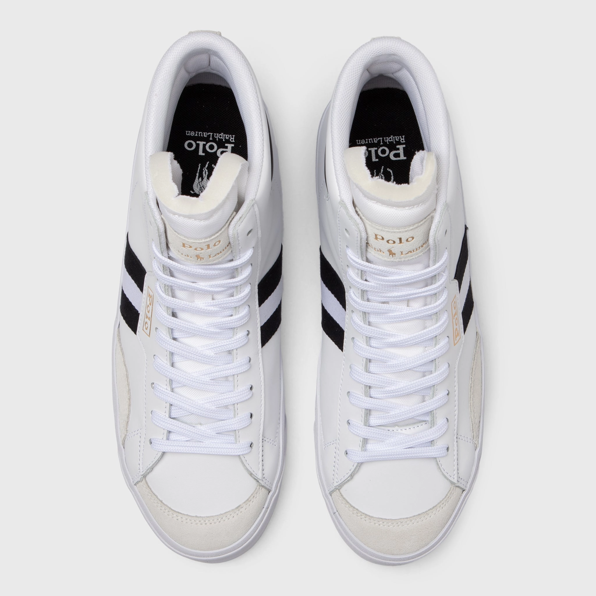 Polo Ralph Lauren Gervin Mid White / Black Refresh Walk