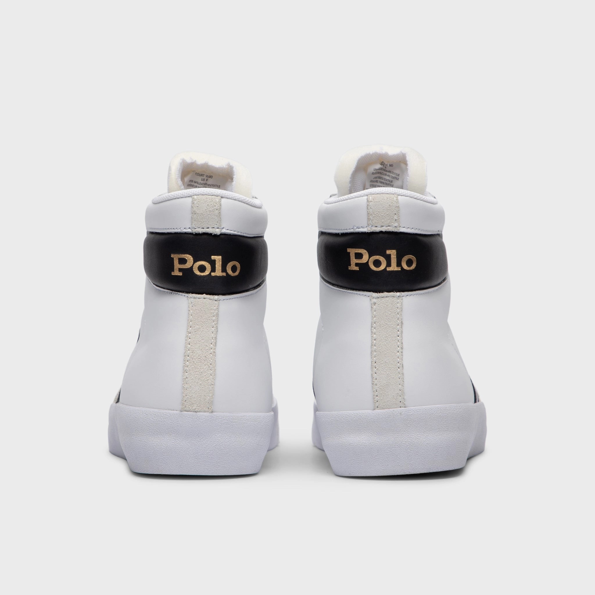Polo Ralph Lauren Gervin Mid White / Black Step Fit