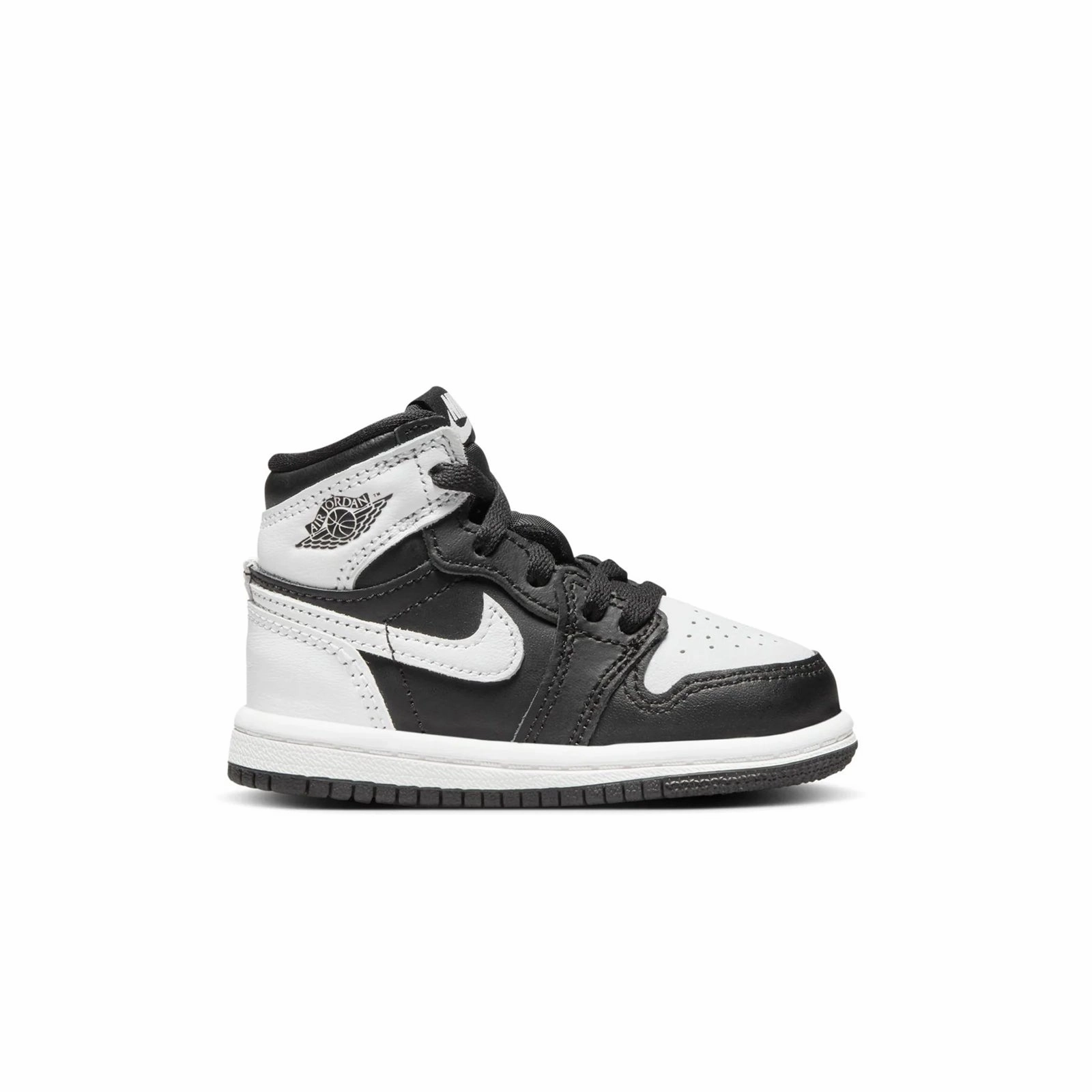 Air Jordan 1 Retro High OG "Black White" Toddler Shoes FD1413-010 Sustainable Footwear Technology