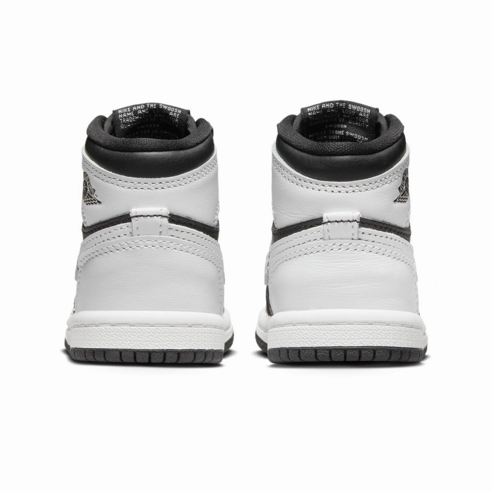 Neutral Stride Air Jordan 1 Retro High OG "Black White" Toddler Shoes FD1413-010