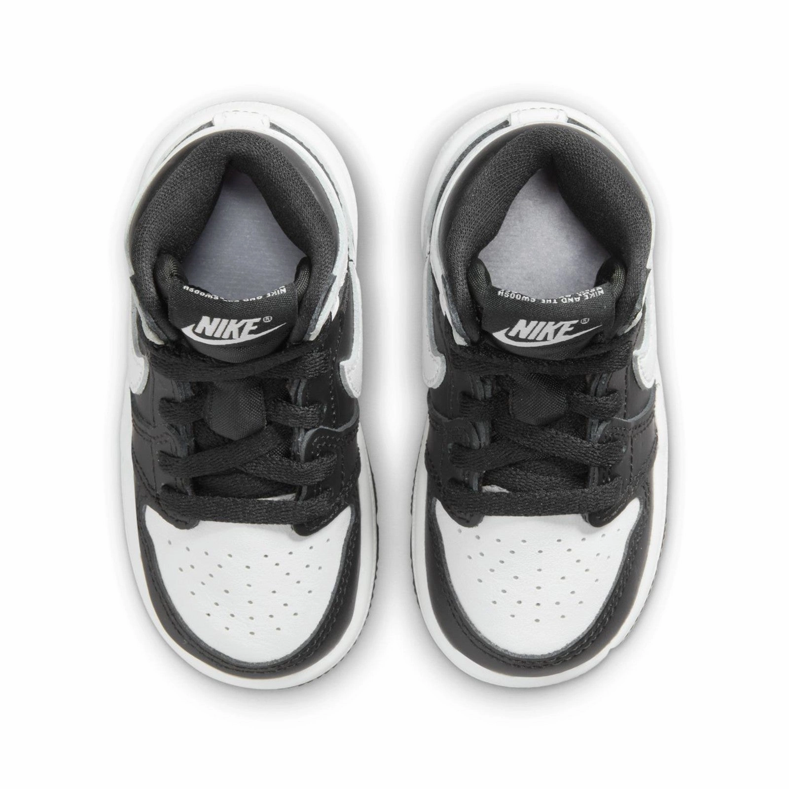 Air Jordan 1 Retro High OG "Black White" Toddler Shoes FD1413-010 Urban Fit Total Balance