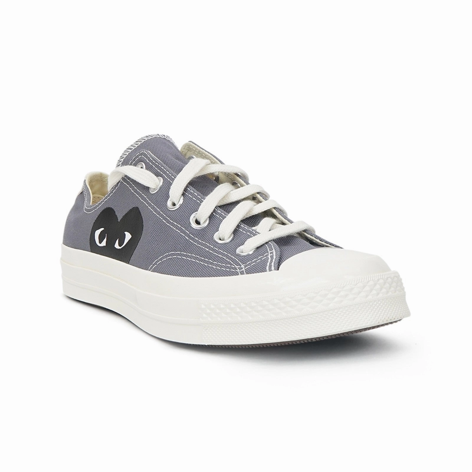 Converse x Comme des Gar?ons PLAY Chuck '70 All Star Low (Steel Gray/Egret/Black) Men's Shoes AZ-K121-001-1 Work Walk