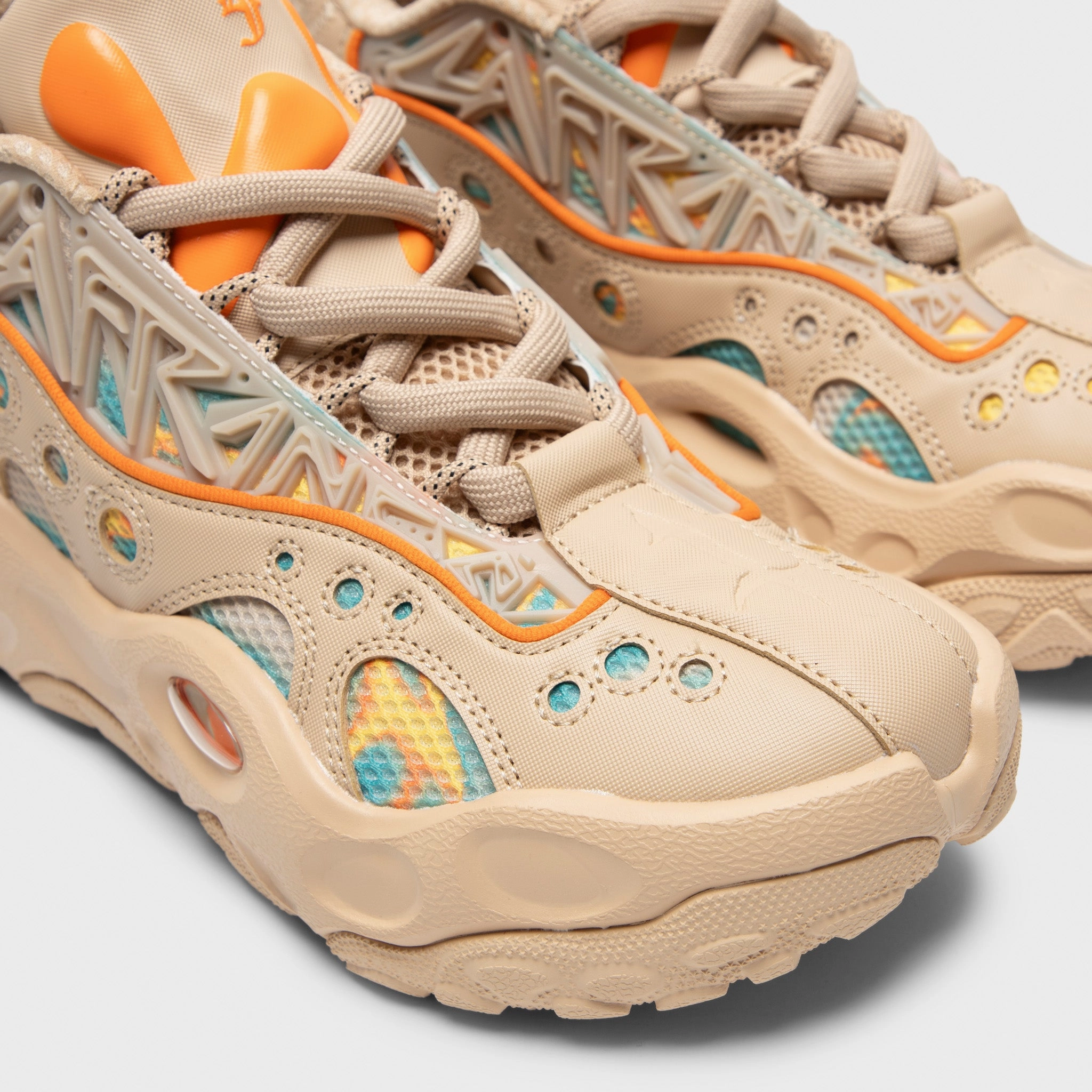 Flat Finish Wear Anywhere Puma La France Brown / Orange - Green
