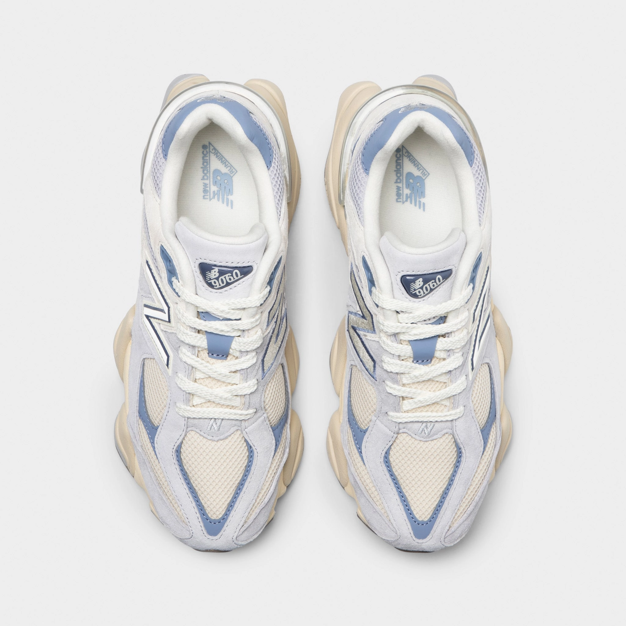 New Balance 9060 Pearl Grey / Linen Reebok Workout maximalist - feature shoes