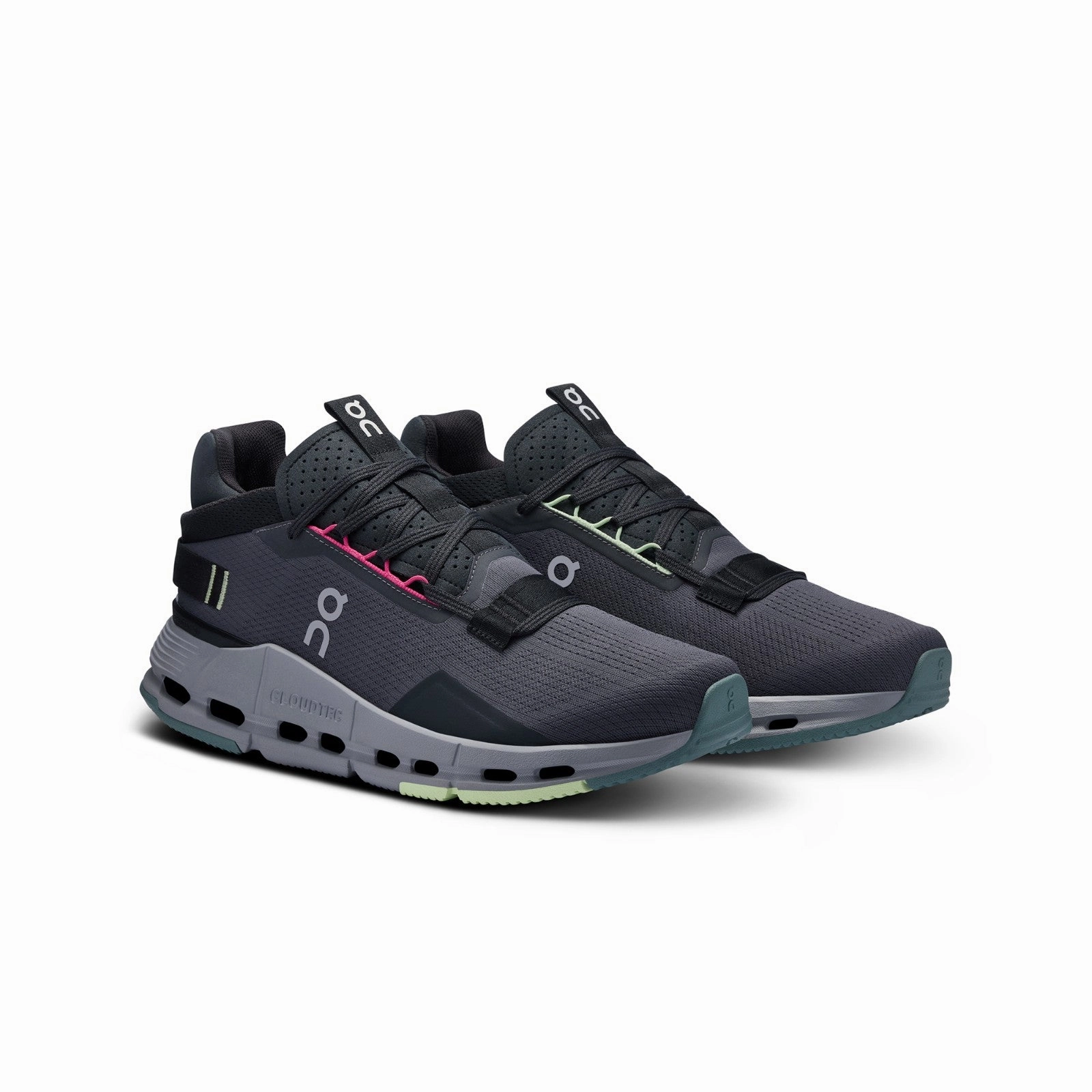 On Running Cloudnova 2 (Eclipse/Alloy) Men Shoes 3ME30210716 Pressure Mapped Outsole Dynamic Response Technology