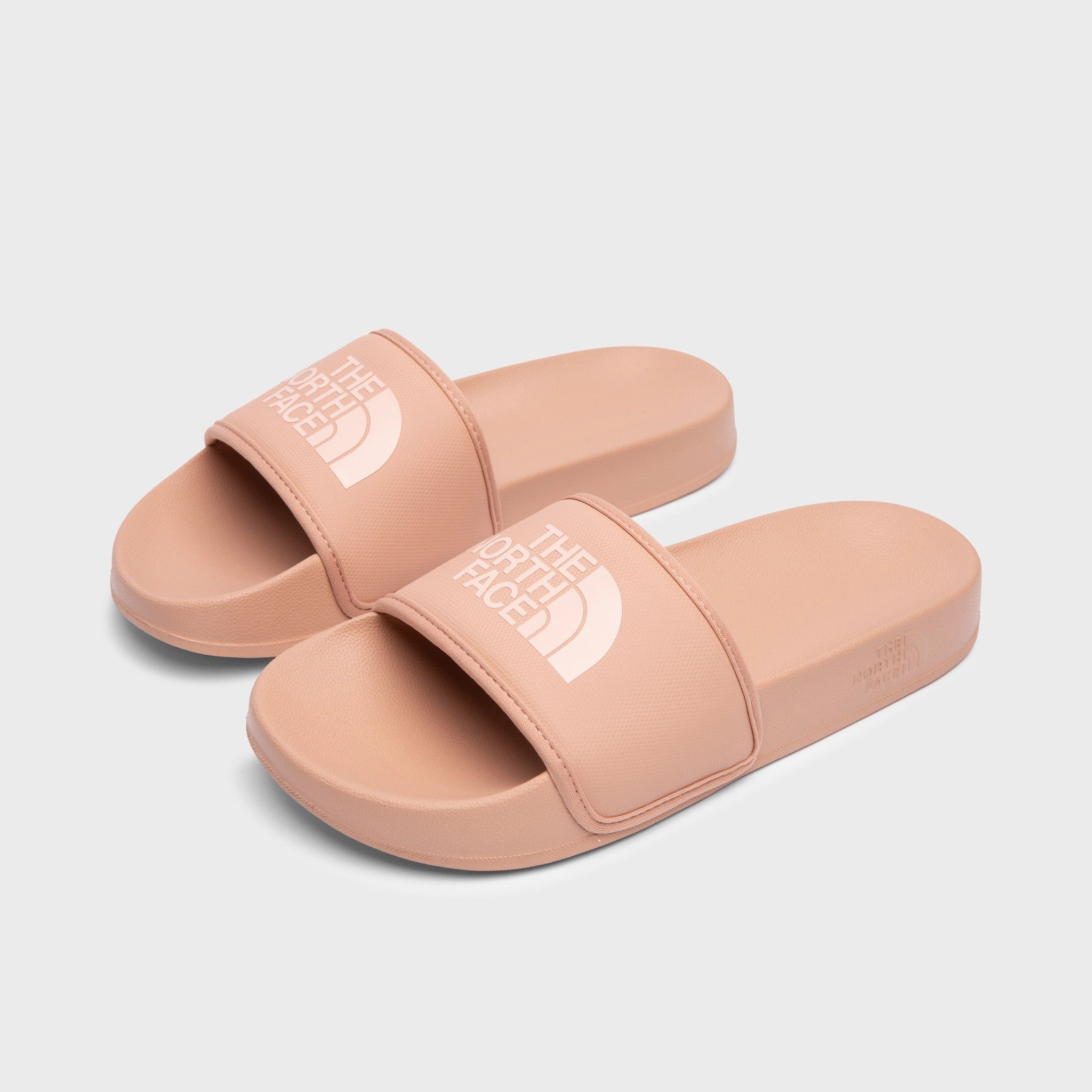 The North Face Women's Base Camp Mini Slide III Cafe Creme / Evening Sand Pink Streetwear Look Cruise Walk