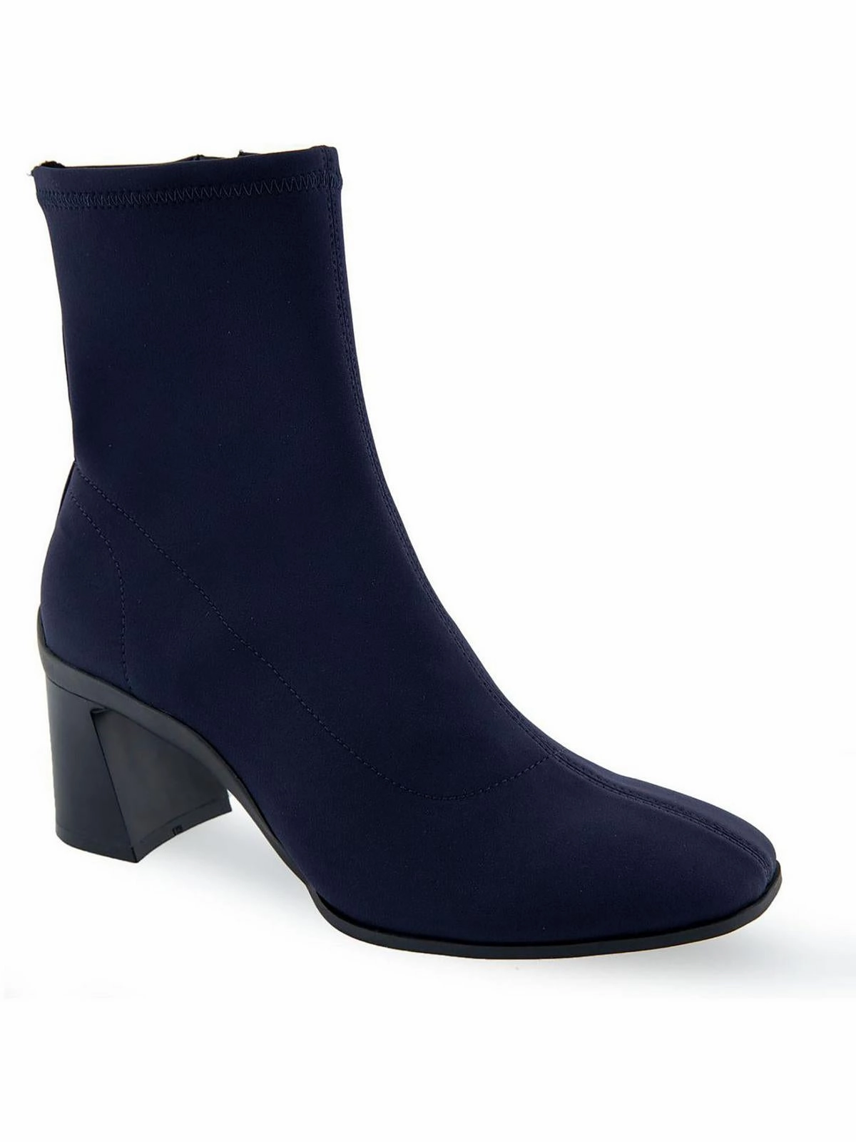CORINDA Womens Block heel Form fitting Mid-Calf Boots Cushioned Step Windy Weather Long distance