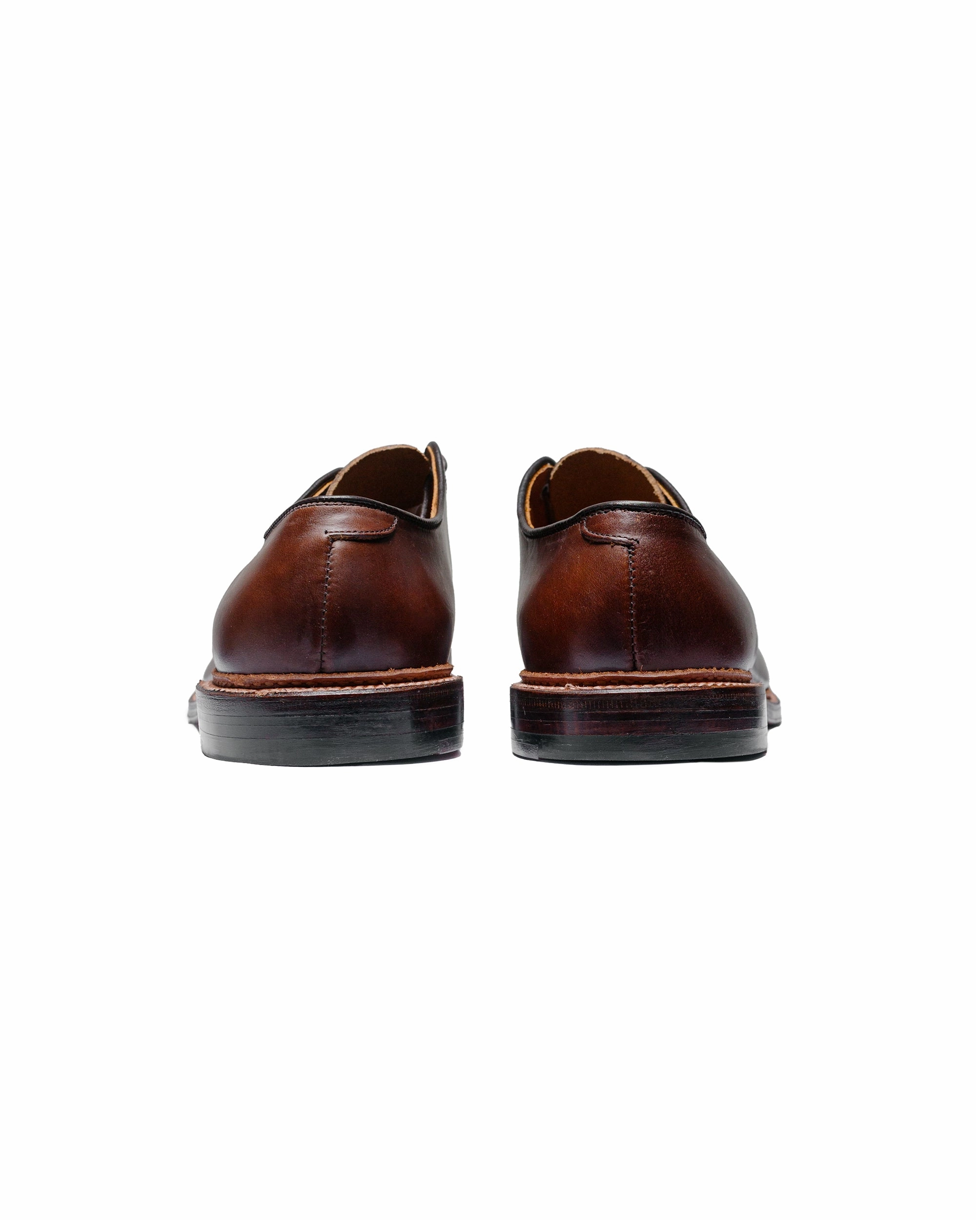 Long Walk Alden Plain Toe Blucher Unlined Brown Chromexcel 29364F