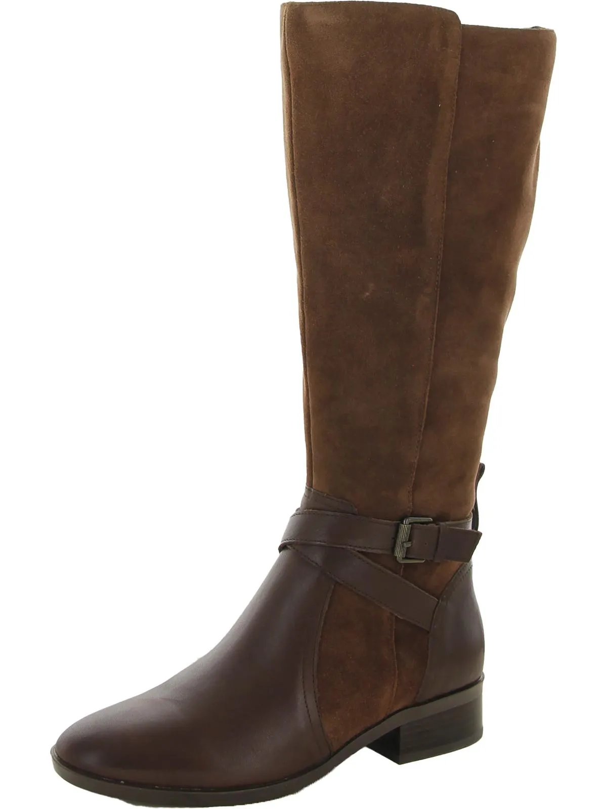 Stable Fit Rena Womens Zipper Wide Calf Knee-High Boots