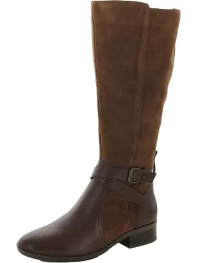 Stable Fit Rena Womens Zipper Wide Calf Knee-High Boots